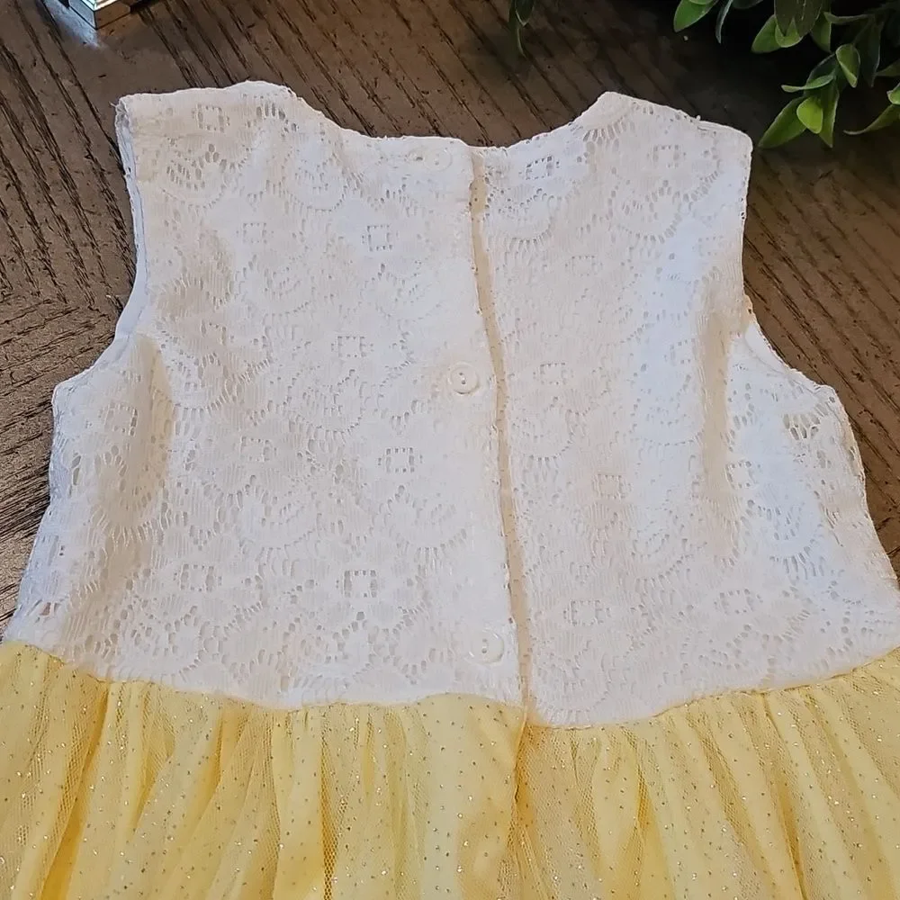 Yellow Drss Size 6 Nannete kids